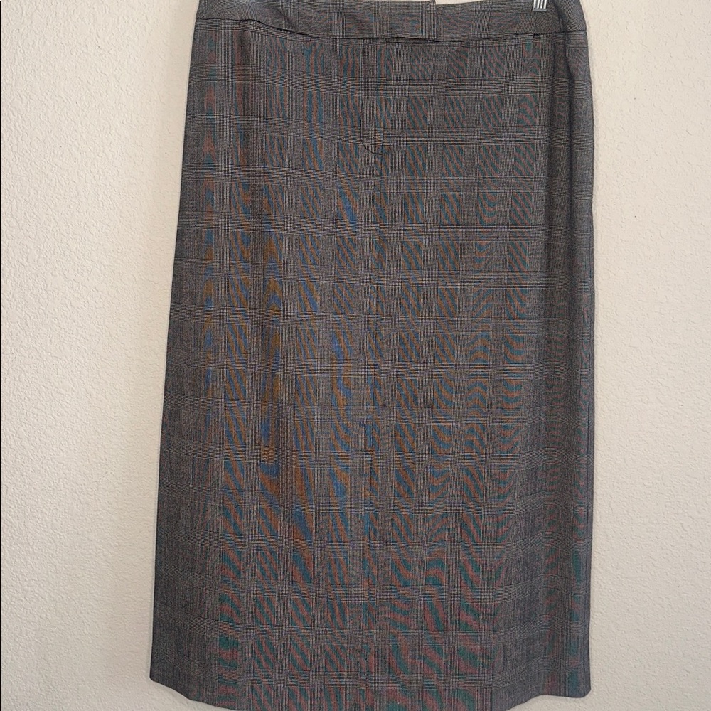Norton McNaughton Gray Pencil Skirt